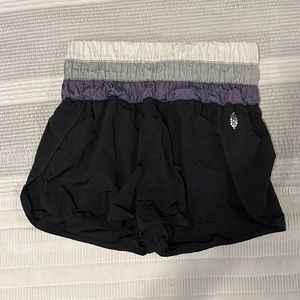 Free People The Way Home Gradient Waistband Shorts